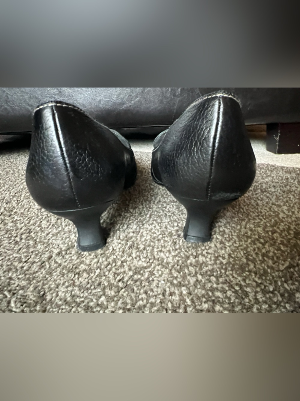 Stuart Weitzman Black Buckle Loafers - 9 - Picture 3 of 10